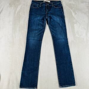 Abercrombie & Fitch Women's Straight Leg Jeans - Indigo
